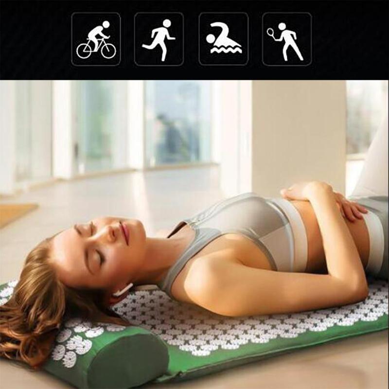 Acupressure Muscle Relief Yoga Mat + Pillow