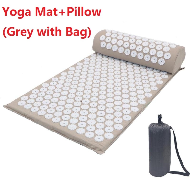 Acupressure Muscle Relief Yoga Mat + Pillow